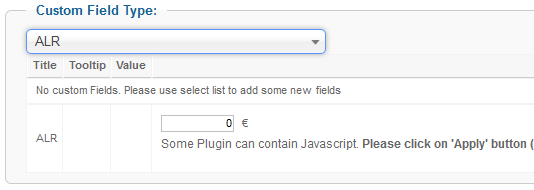 plg alr-step3-assign-custom-field-to-product