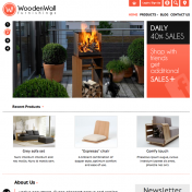 Wooden Wall Home page of Wooden wall template