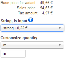 exa quantity variant strong 10